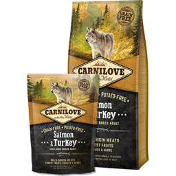 Hundefoder Carnilove Salmon og Turkey